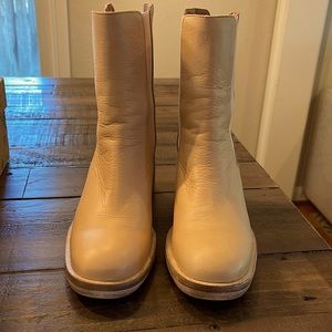 Free People Essential Chelsea Boot in Sandy Beige